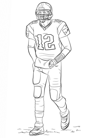 Tom Brady Coloring Page